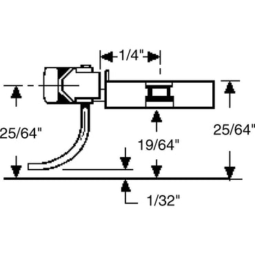 Kadee #24 HO 20-Series Plastic Couplers with Gearboxes - Short (1/4") Underset Shank, 2 Pair