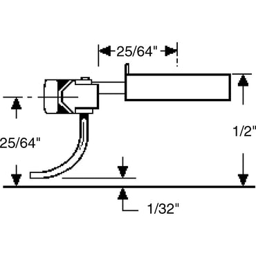 Kadee #149 HO 140-Series Whisker® Metal Couplers with Gearboxes - Long (25/64") Overset Shank, 2 Pair