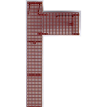 Kadee #2001 HO 40' Apex Running Board Boxcar Red - Freight Car Detail Parts, 1 Each