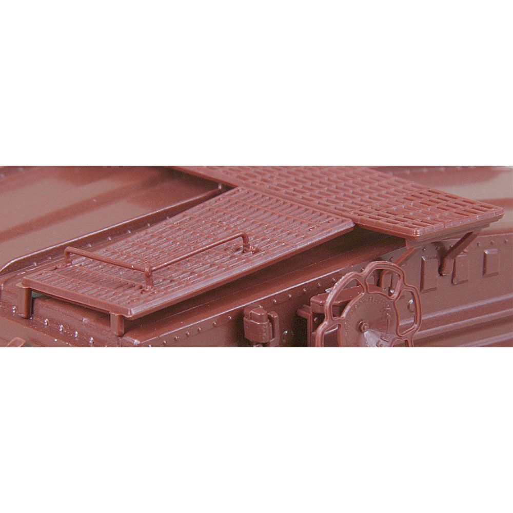Kadee #2011 HO 50' Apex Running Board Boxcar Red - Freight Car Detail Parts, 1 Each