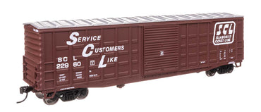 WalthersMainline 910-46719 HO 50' Waffle Side Boxcar, Seaboard Coast Line #22960 (Youngstown Door)