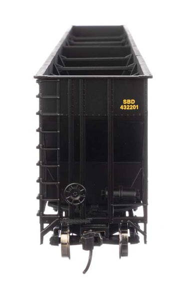 WalthersMainline 910-56362 HO 73' Greenville 7,000 Cubic Foot Wood Chip Hopper, Seaboard System #432201