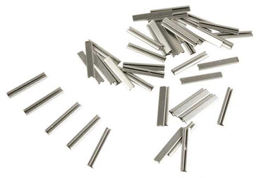 WalthersTrack 948-83102 HO Code 83/Code 100 Rail Joiners, Nickel Silver 48pk