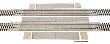 WalthersTrack 948-83115 HO Modern Concrete Grade Crossing w/ Rerailer Ends