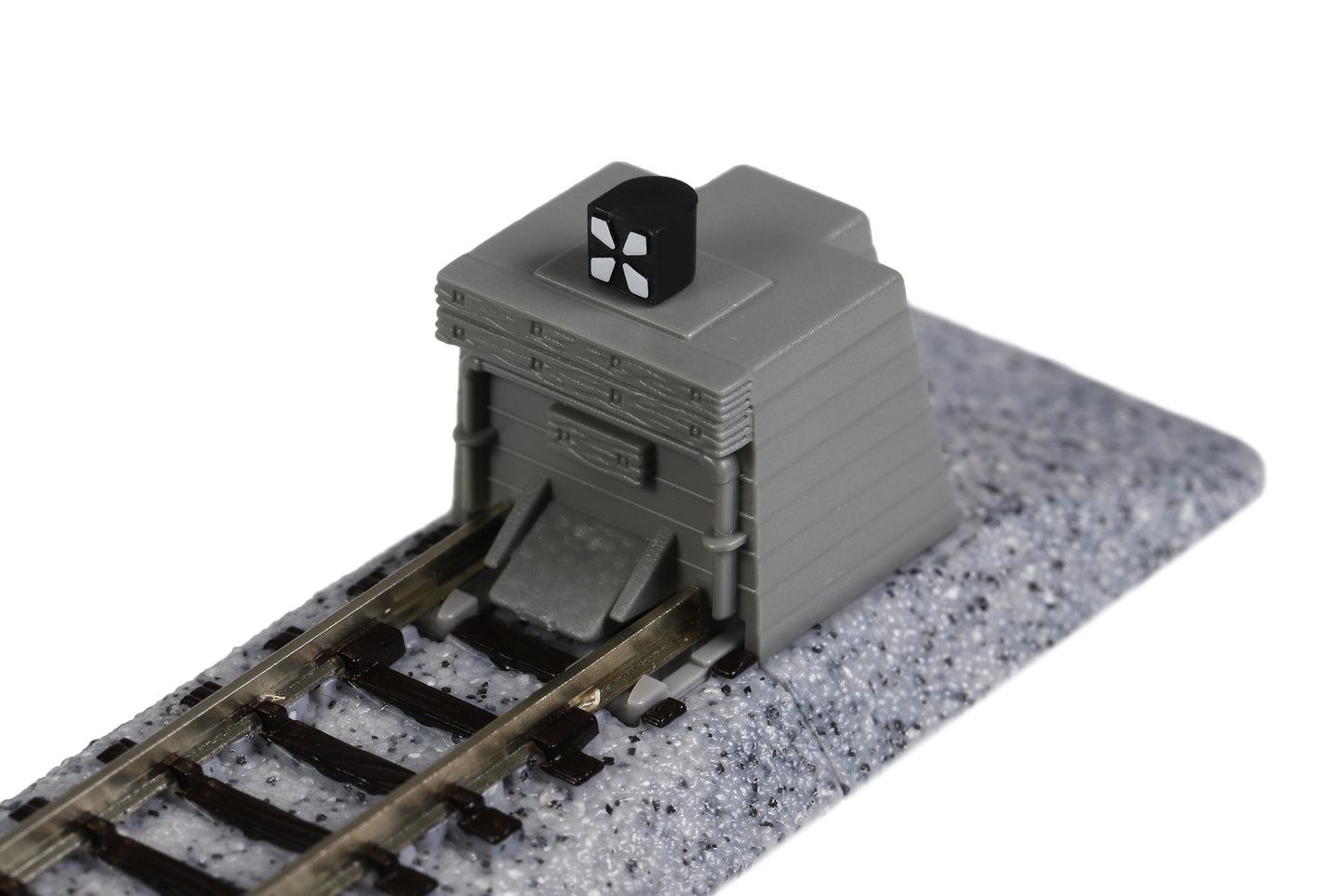 Kato 20-046 N Unitrack Straight Track with Bumper A 62mm (2-7/16"), 2pc