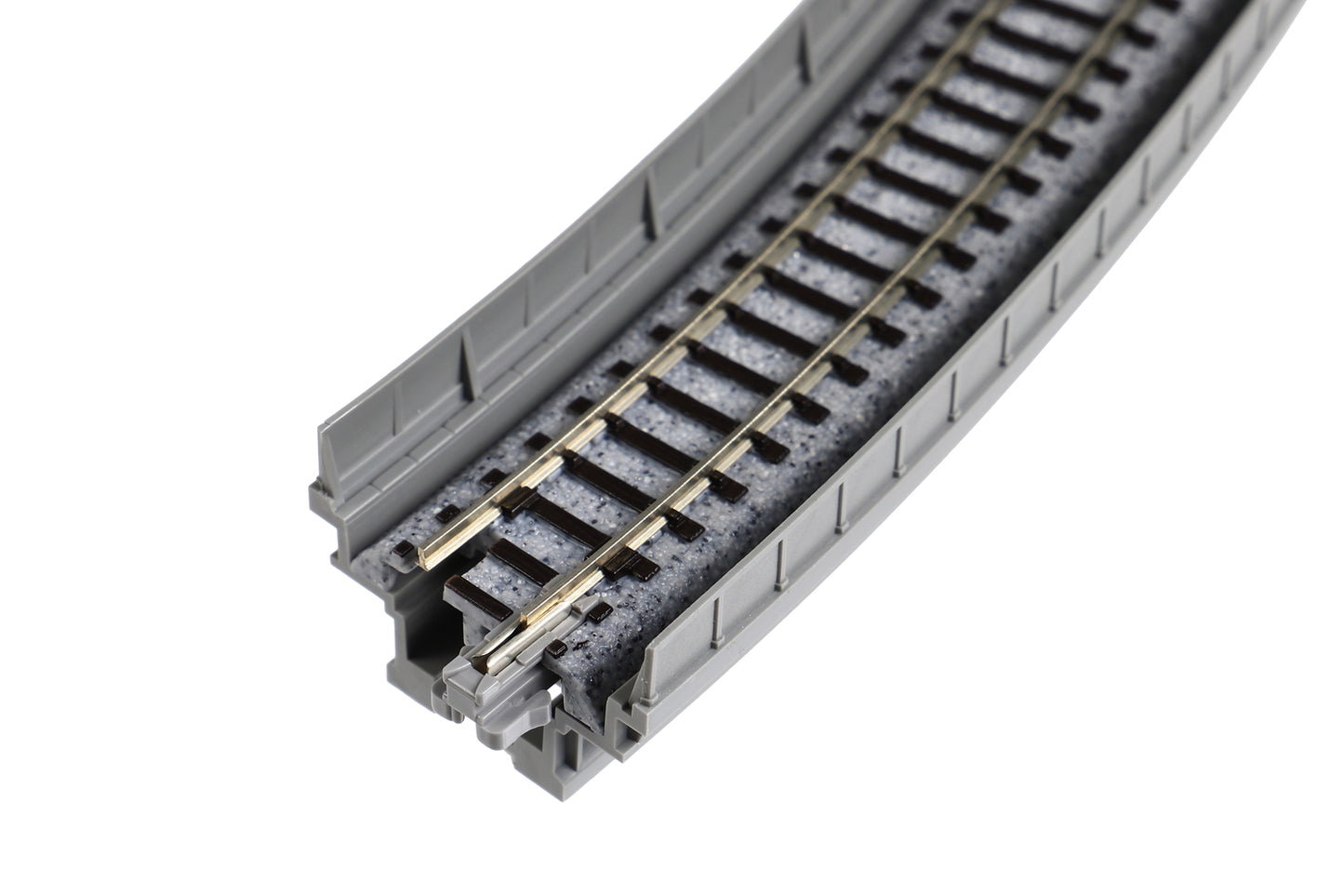Kato 20-540 N Unitrack Single Track Curved Viaduct 381mm (15") Radius 30-degree Segment, 2pc