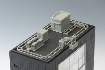 Tomix 4216 N Multi-Story Building (Curved Windows 7 Floors), Built-Up Modular Structure