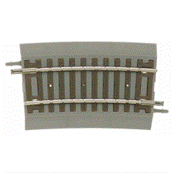 Atlas 464 HO True-Track 22" Radius Curve One-Third Segment, 4pcs