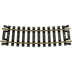 Atlas 832 HO 15" Radius Curve Half Segment, Code 100 Nickel Silver 4pcs