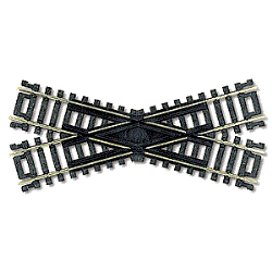 Atlas 839 HO 30 Degree Crossing, Code 100 Nickel Silver