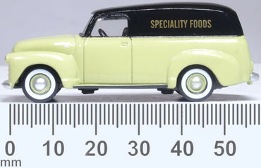 Oxford Diecast 87CV50004 HO 1950 Chevrolet Panel Van, Specialty Foods