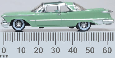 Oxford Diecast 87IC59002 HO 1959 Imperial Crown 2 Door Hardtop, Highland Green/Ballad Green