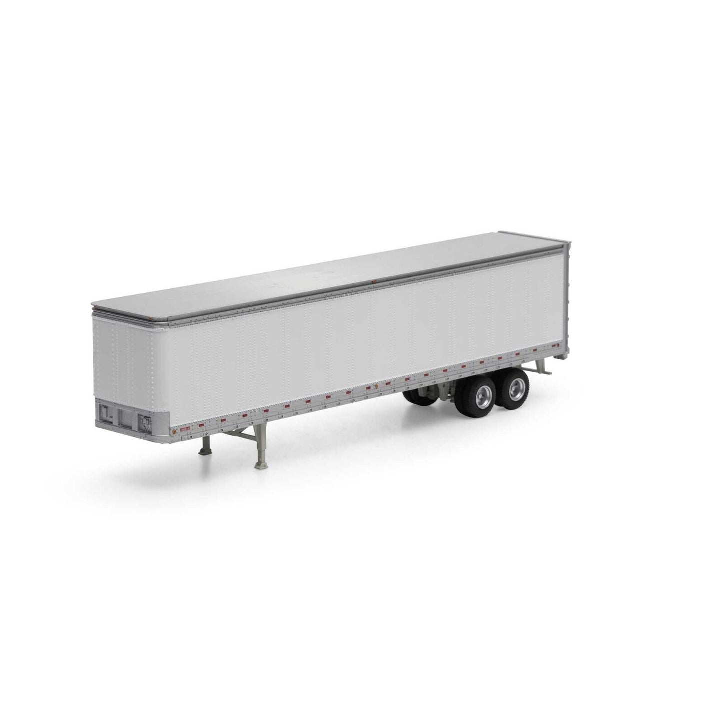 Athearn ATH29079 HO 45' Smooth Side Trailer, Owner Operator White