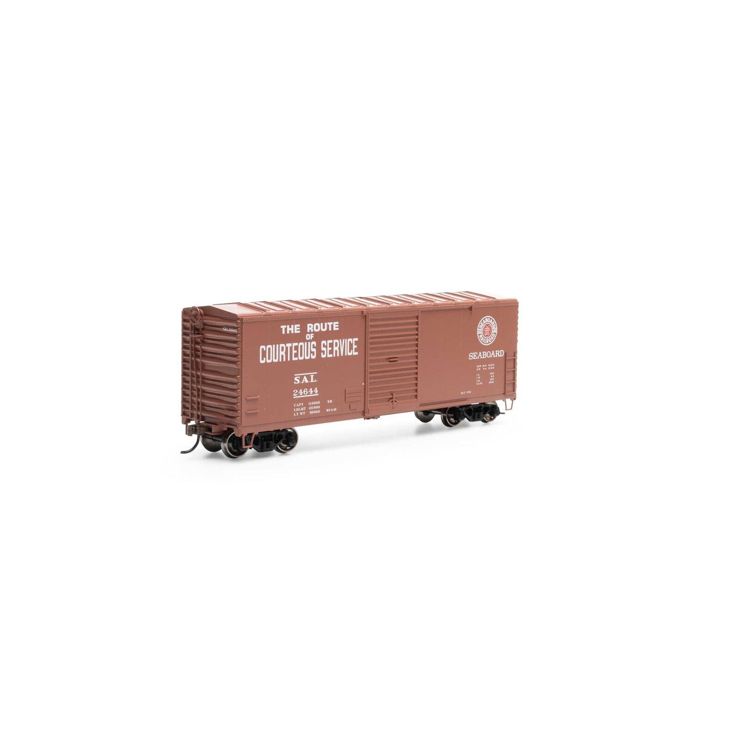 Athearn 69452 HO 40' Modernized Box Car, Seaboard Air Line #24644