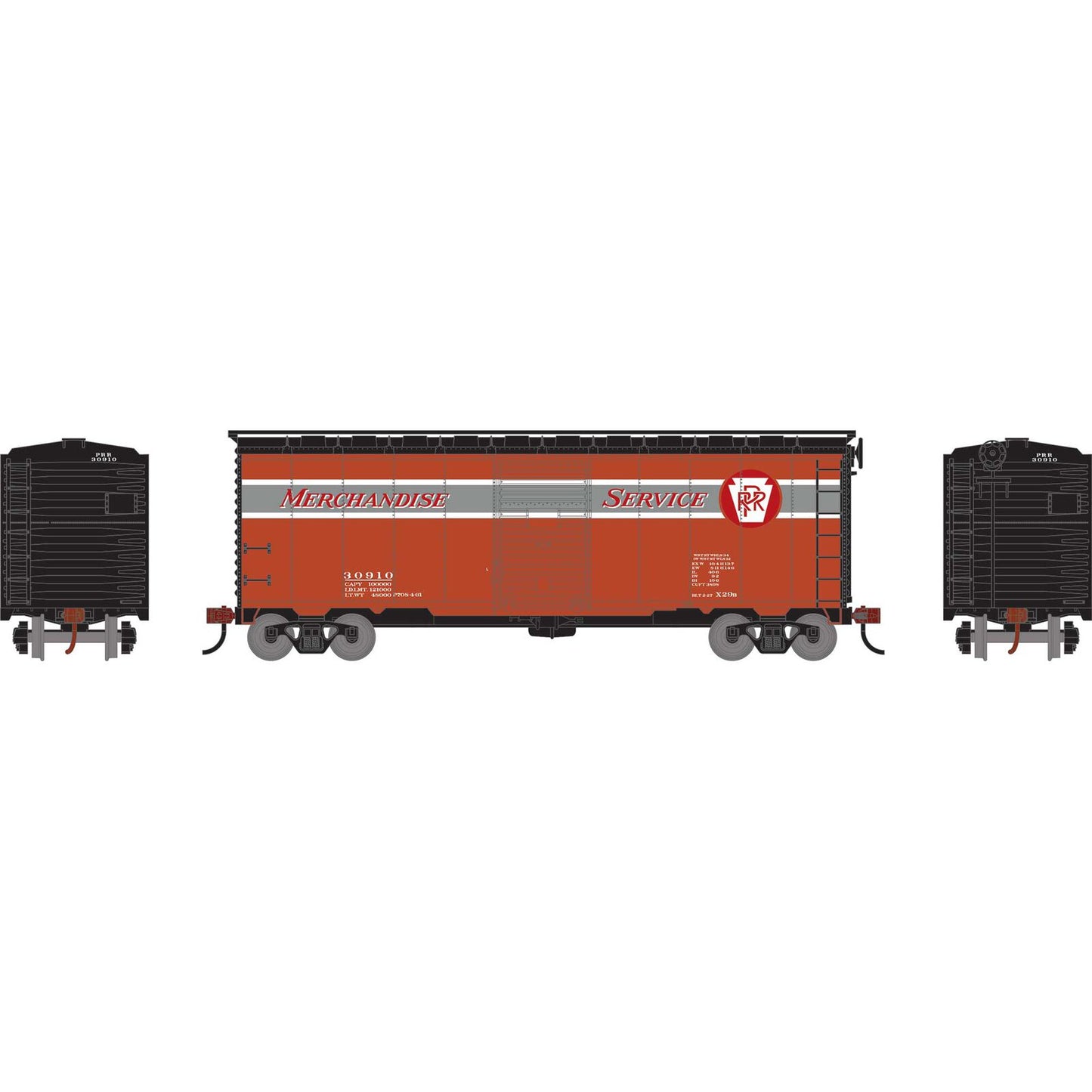 Athearn 75343 HO 40' Box Car (Youngstown Door), Pennsylvania #30910