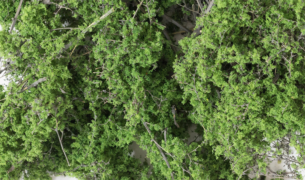 Woodland Scenics F1131 Fine-Leaf Foliage, Medium Green 75 in³