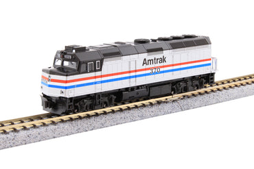 Kato 106-3530S N F40PH w/ Ditch Lights & 3 Superliner I Cars, Amtrak Phase III (DCC Sound Equipped)