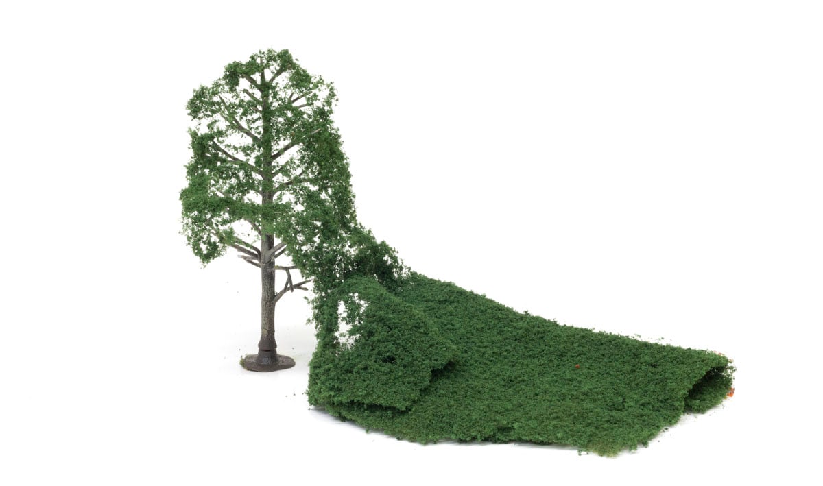 Woodland Scenics F53 Foliage, Dark Green 72 in²