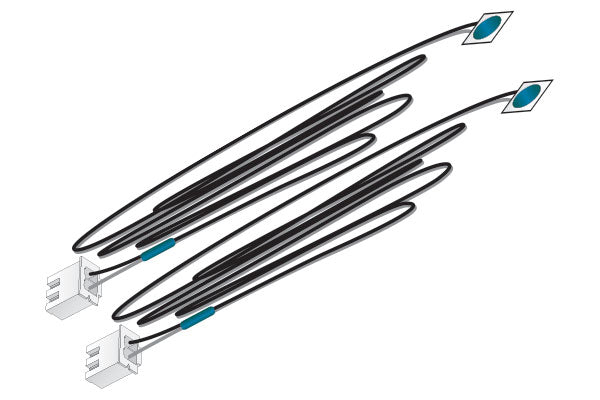 Woodland Scenics JP5738 Just Plug® Lighting System Blue LED Stick-On Lights, 2pk