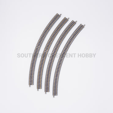 Tomix 1856 N Fine Track Curved Segment C354-45 (F) - 354mm (13-15/16") Radius 45 Degree, 4-Pack
