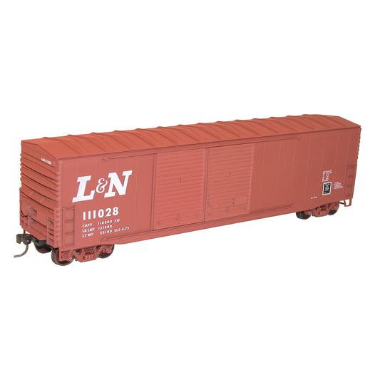 Accurail 5917 HO 50' Double Door Welded Steel Box Car Kit, Louisville & Nashville #111028
