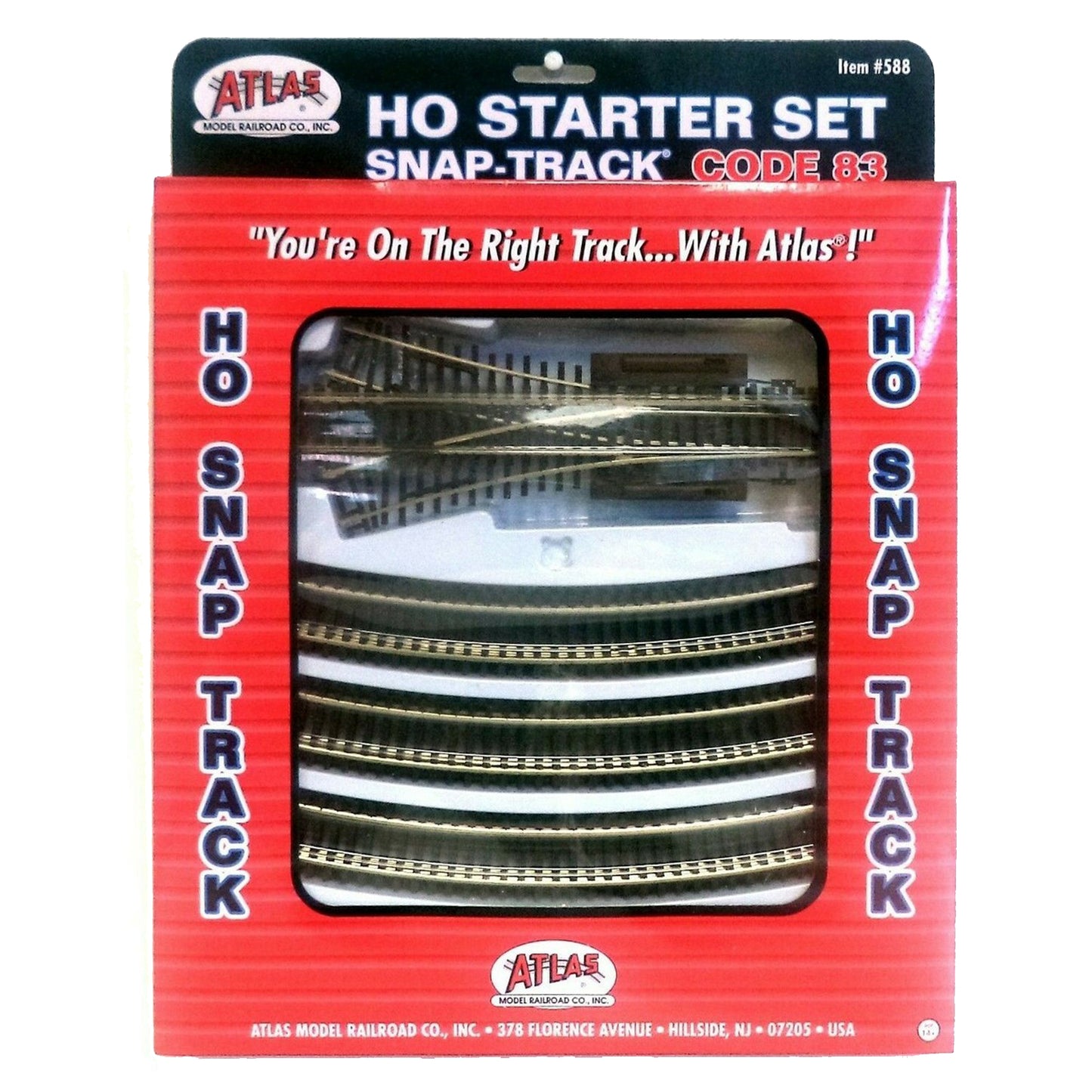 Atlas HO 588 Code 83 Track Starter Set