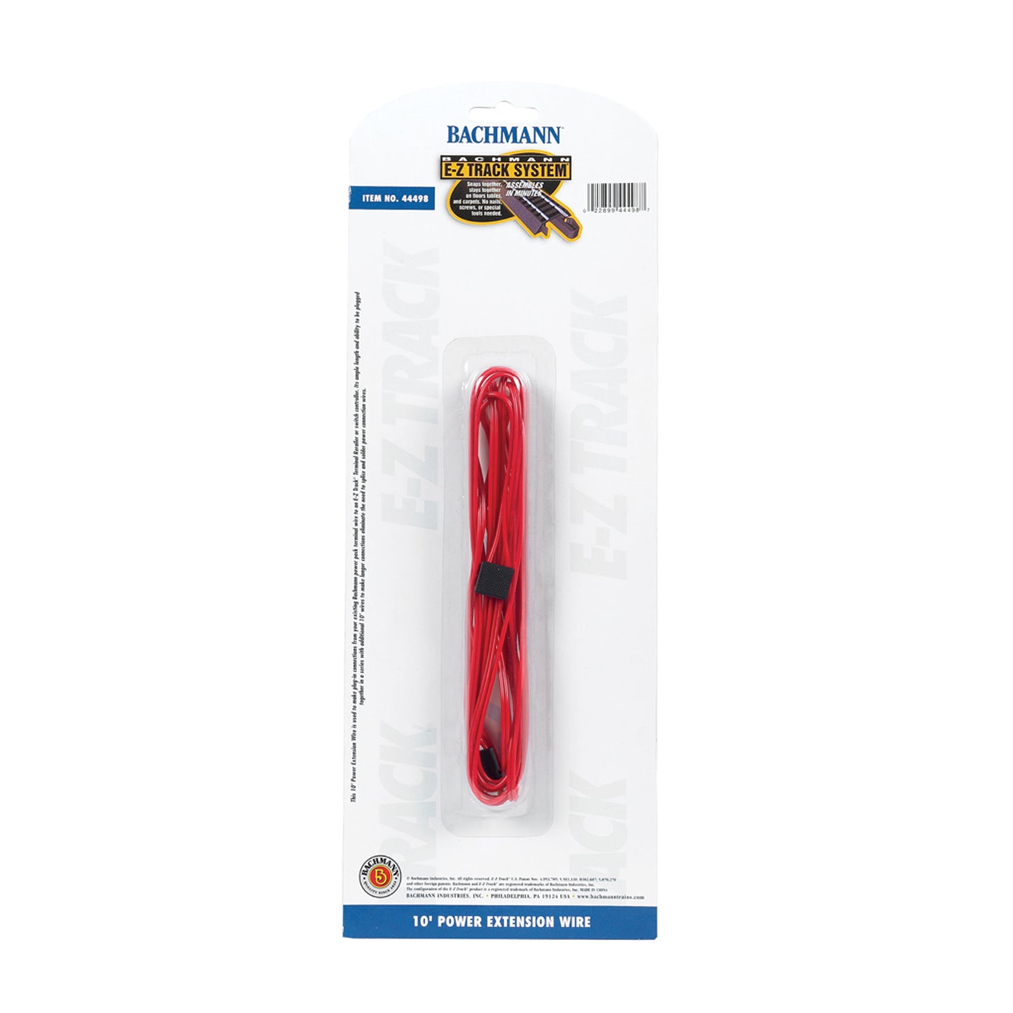 Bachmann 44498 Terminal Extension Wire, 10ft Red