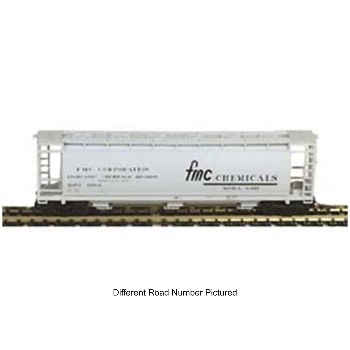 Bowser 38142 N Cylindrical Hopper Car, FMC Chemical #60551
