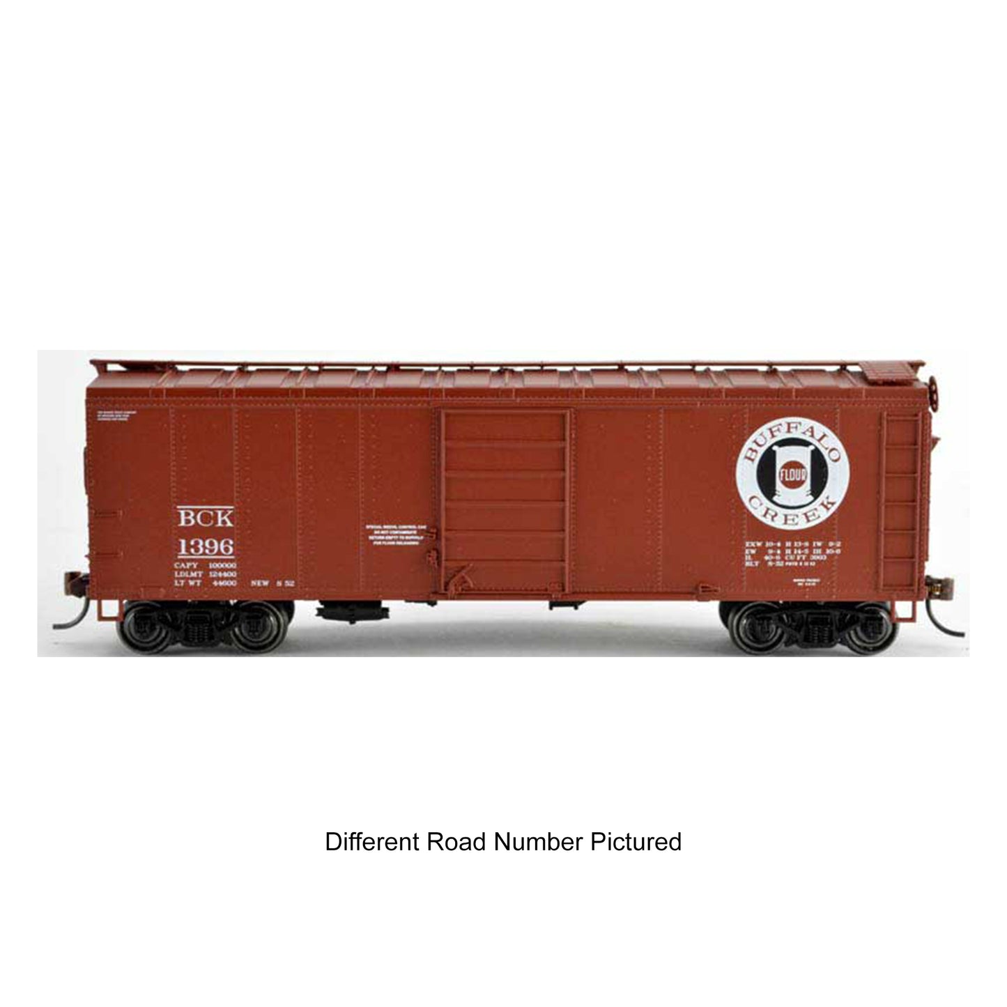 Bowser 43148 HO 40' Box Car, Buffalo Creek #1602