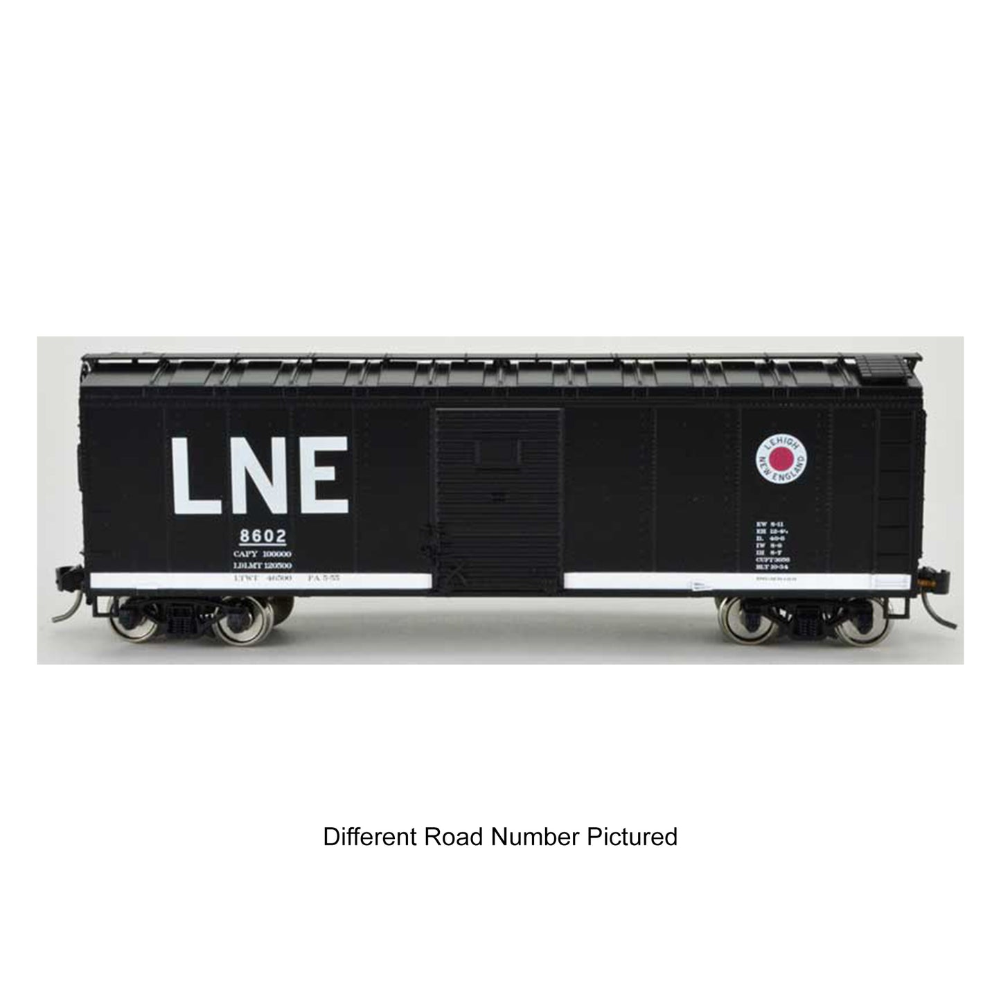 Bowser 43161 HO 40' Box Car, Lehigh New England #8606