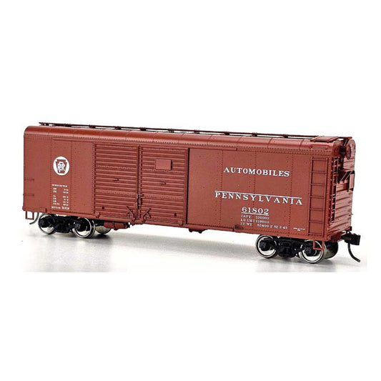 Bowser 43316 HO X31B 4-Door Round Flush Roof Box Car, Pennsylvania #61802 (Circle Keystone)