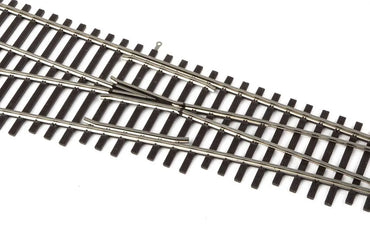 Walthers Track 948-83015 HO DCC-Friendly #5 Left Hand Turnout, Code 83 Nickel Silver
