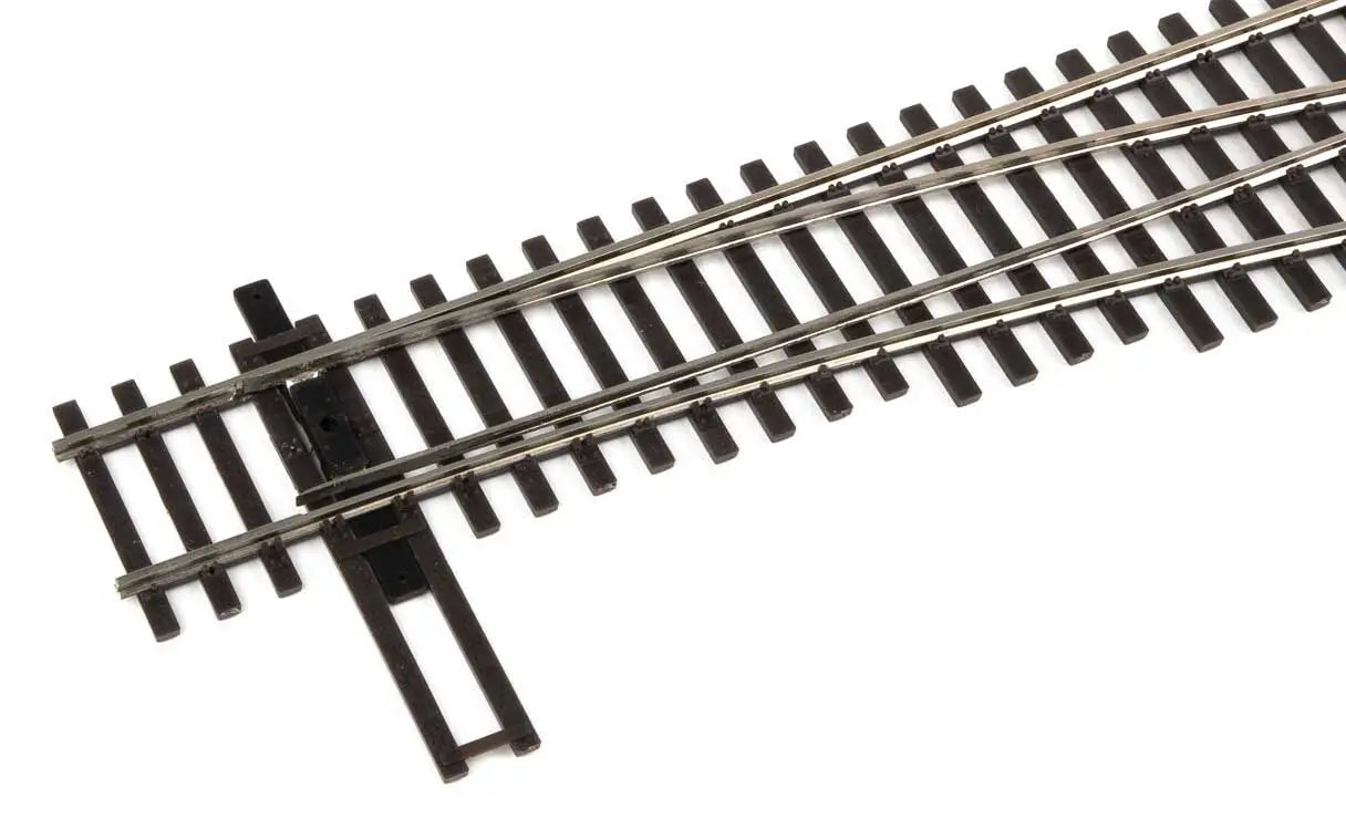 Walthers Track 948-83018 HO DCC-Friendly #6 Right Hand Turnout, Code 83 Nickel Silver