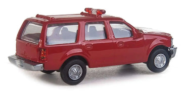 Walthers SceneMaster 949-12040 HO Ford Expedition SSV, Fire Command w/Decal