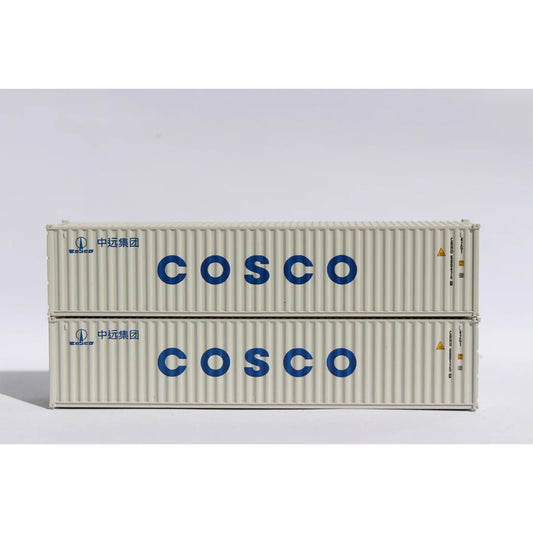 Jacksonville Terminal Company 405311 N 40' Corrugated-Side Container w/ Magnetic System, Cosco 2pk