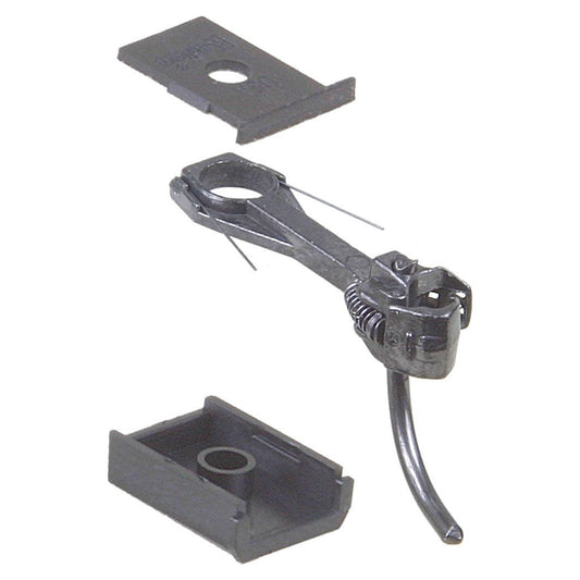 Kadee #156 HO Whisker® Scale Metal Couplers with Gearboxes - Long (25/64") Centerset Shank, 2 Pair