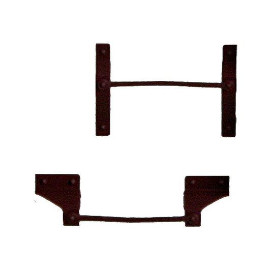 Kadee #2254 HO End Grab Irons Black - Freight Car Detail Parts, 4 Pair