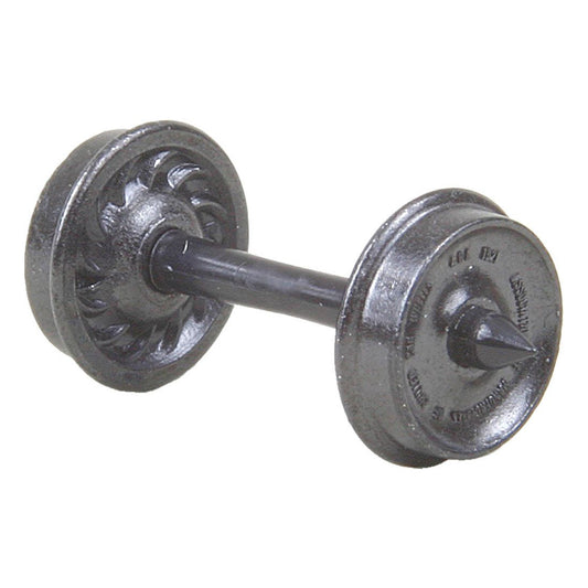 Kadee #523 HO 33" Diameter Ribbed Back Metal Code 110 Wheels - Freight and Passenger, 12 Sets