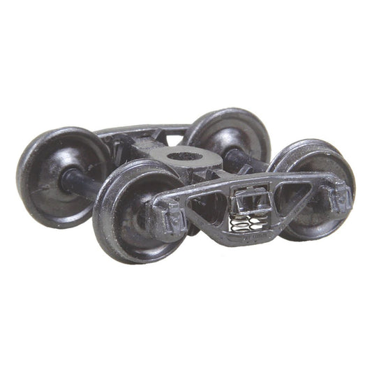 Kadee #552 HO A.S.F.® A-3 Ride Control® 50 Ton Self Centering Trucks with 33" Smooth Back Wheels - Metal Fully Sprung, 1 Pair