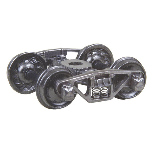 Kadee #556 HO Vulcan Double Truss Self Centering Trucks with 33" Ribbed Back Wheels - Metal Fully Sprung, 1 Pair