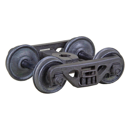 Kadee #560 HO Barber® S-2 70-Ton ACL Roller Bearing Self Centering Trucks with 33" Smooth Back Wheels - HGC, 1 Pair