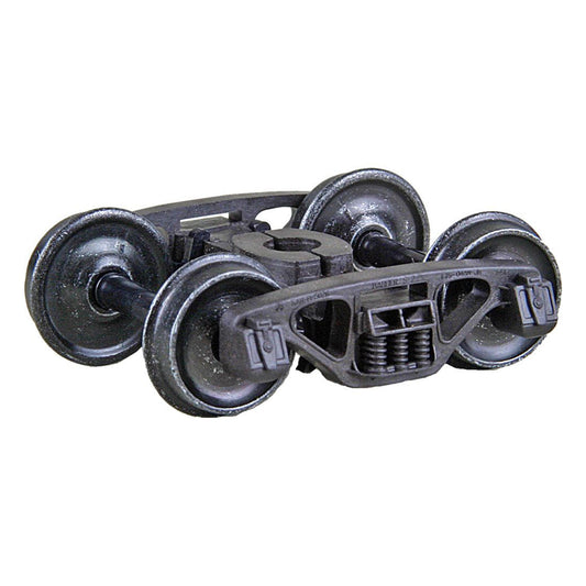 Kadee #566 HO Barber® S-2-B 70-Ton Friction Bearing Self Centering Trucks with 33" Smooth Back Wheels - HGC, 1 Pair