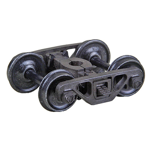 Kadee #582 HO Barber - Bettendorf Self Centering Caboose Trucks with 33" Smooth Back Wheels - HGC, 1 Pair