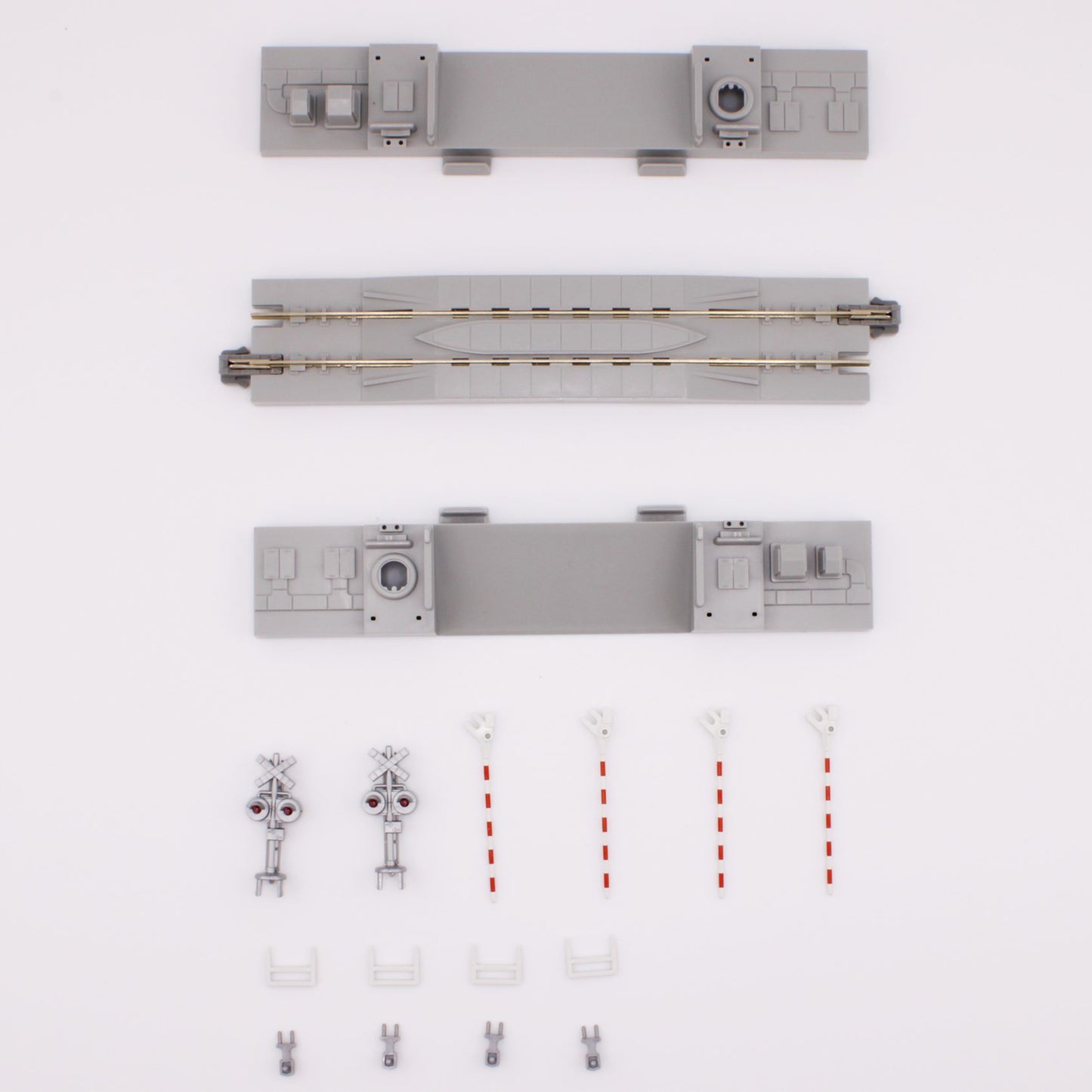 Kato N 20-027-1 Unitrack Crossing Gate & Rerailing Track 124mm (4-7/8")