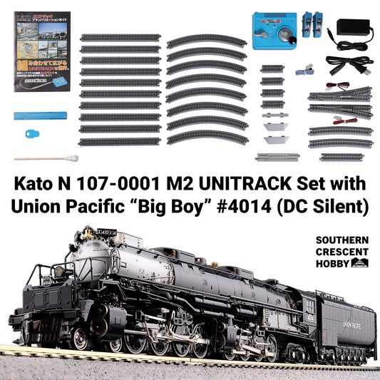 Kato 107-0001 N M2 Unitrack Starter Set w/ Big Boy (DC Silent)