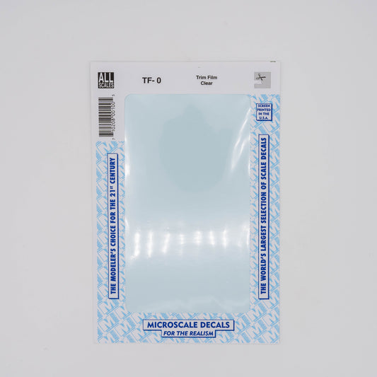 Microscale TF-0 Decal, Trim Film (Clear)