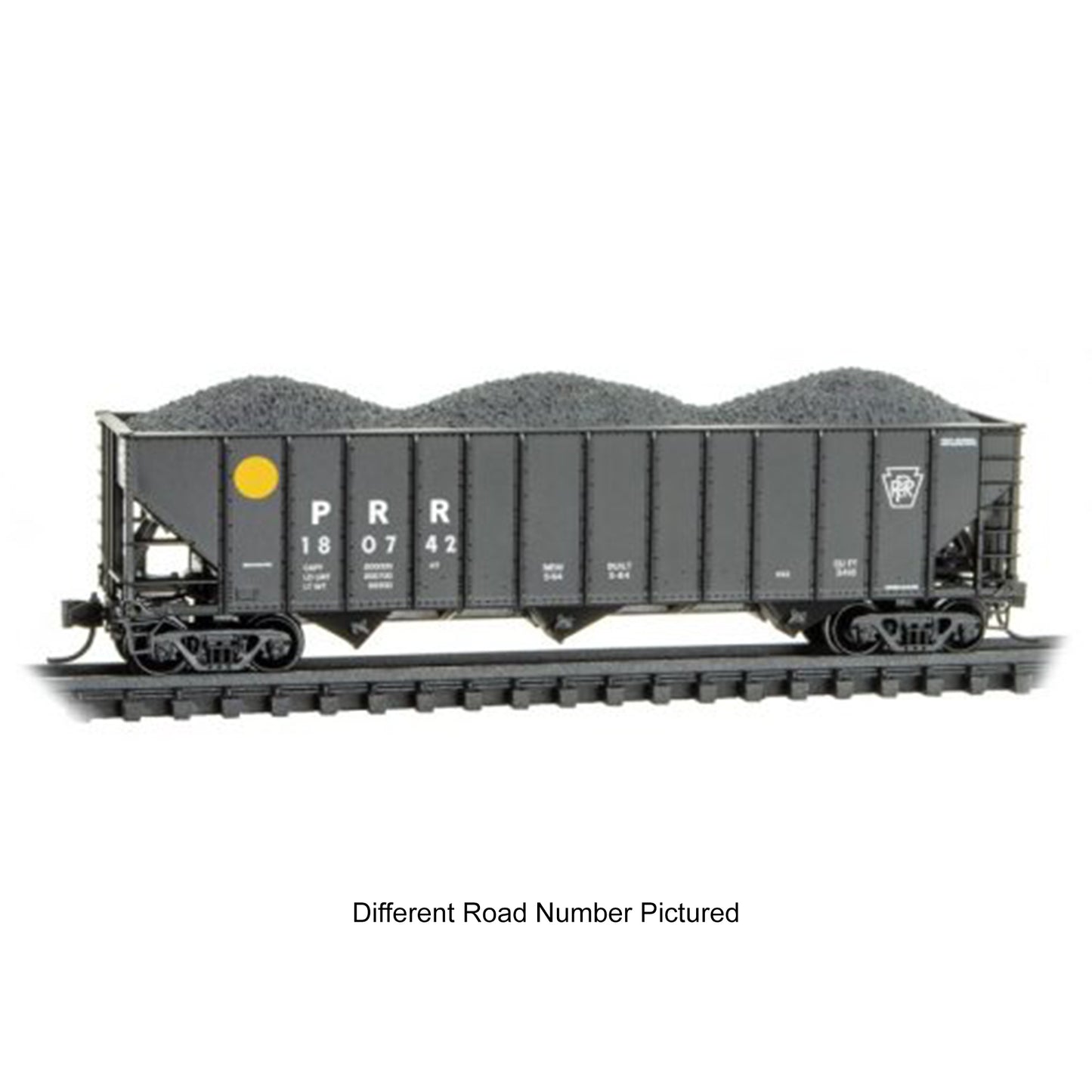 Micro-Trains 10800041 N 100-Ton 3-Bay Open Hopper Car, Pennsylvania #180658