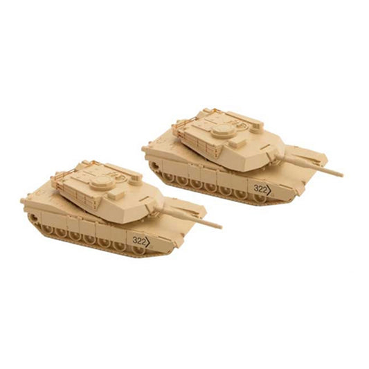 Micro-Trains 49945901 N M1A2 Abrams Freight Car Load Kit, Unpainted 2-pack