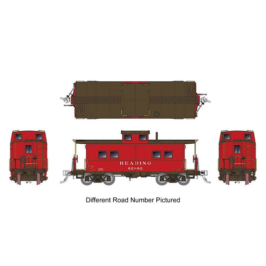 Rapido 144016 HO Northeastern Caboose, Reading #92834 (As Delivered Scheme)
