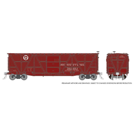 Rapido 177005A HO PRR X23 Box Car, Pennsylvania #562094
